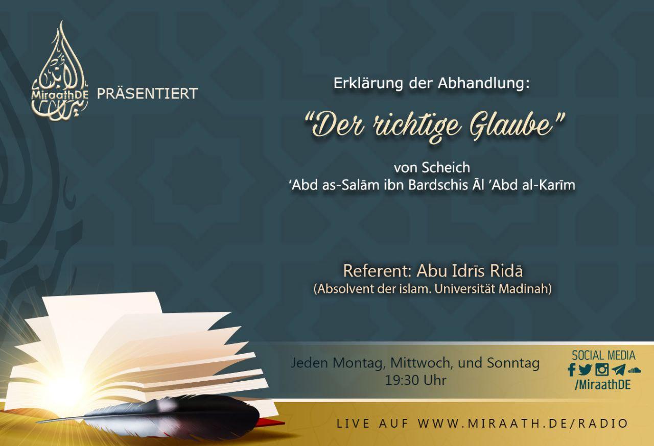 der richtige glaube abu idris